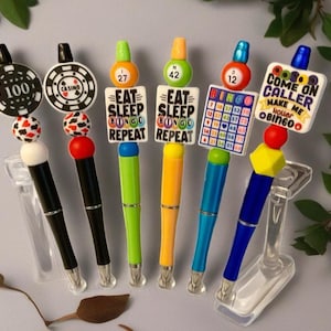 Bingo and Casino Beaded Pen