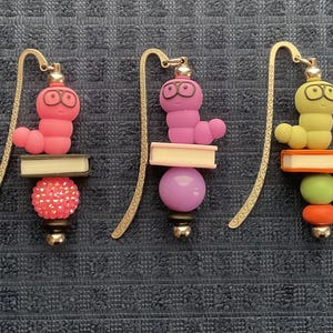Handmade Beaded Bookmark: Elegant Bead Page Marker