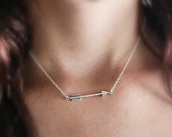 Arrow Necklace • Follow Your Dreams • Arrow Jewelry • Graduation Gift • Layering Necklace Layered Look • Inspiration • Silver Arrow Charm