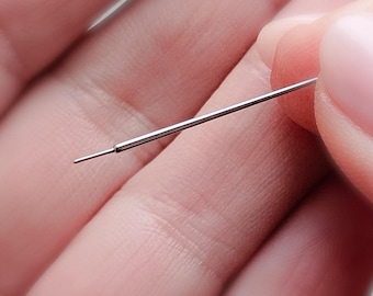 Flat Back Stud Insertion Tool • Titanium Taper for Push-In or Threaded Jewelry • Easy Piercing Change Tool for Cartilage & Lobe