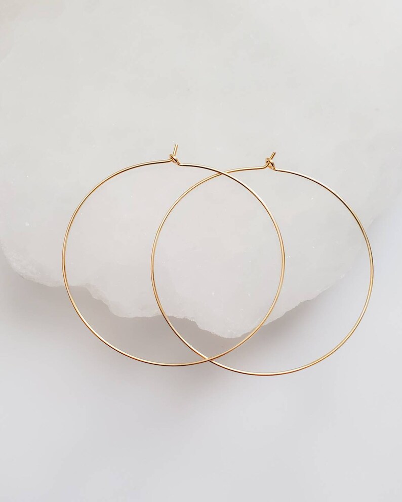 delicate hoops