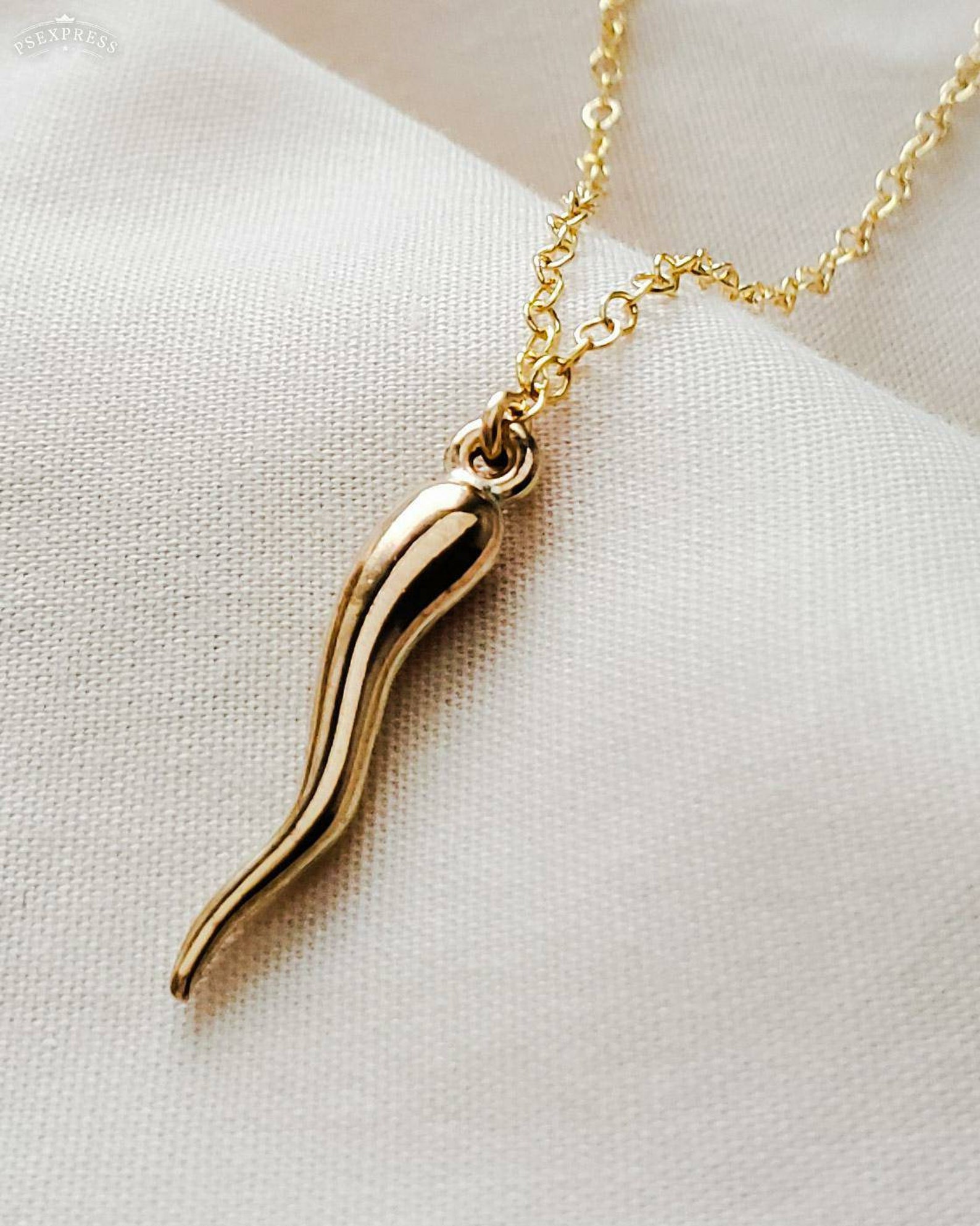 Italian Horn Necklace Good Luck Charm Italy Horn Amulet Etsy