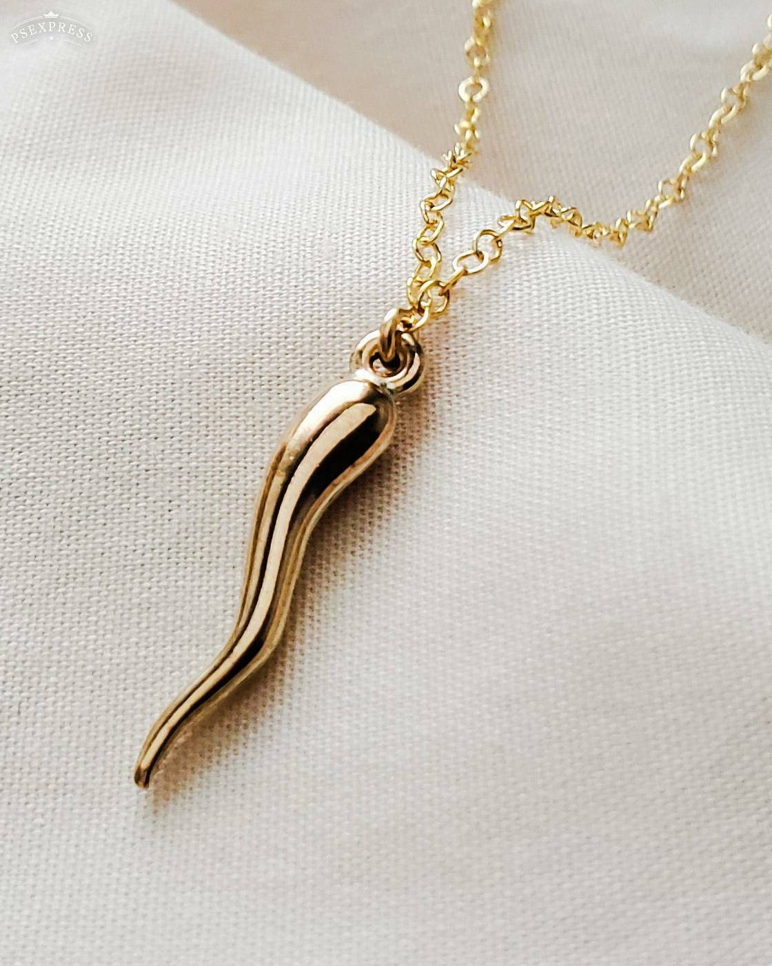 Italian Horn Necklace Good Luck Charm Italy Horn Amulet Etsy Italian Horn Necklace Good Luck Charm Italy Horn Amulet Etsy