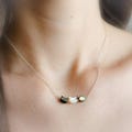 Cat Lover Necklace • Feline Necklace • Kitty Cat Jewelry • Pet Memorial • Cat Mom • Mother of Pearl • Minimalist Cat Necklace • Cat Lady