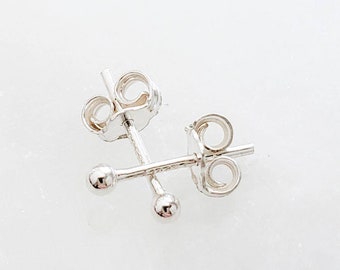 Little Ball Studs • Delicate Stud Earrings • Minimalist Earrings • Round Sterling Studs • Post Earring • Ball Studs • Dainty Silver Studs