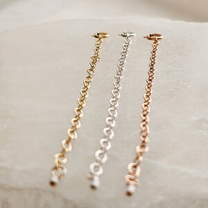 Necklace Extender Yellow Gold Rose Gold Silver Black Lengthen Necklace Longer Necklace Perfect For Layering Necklaces image 2