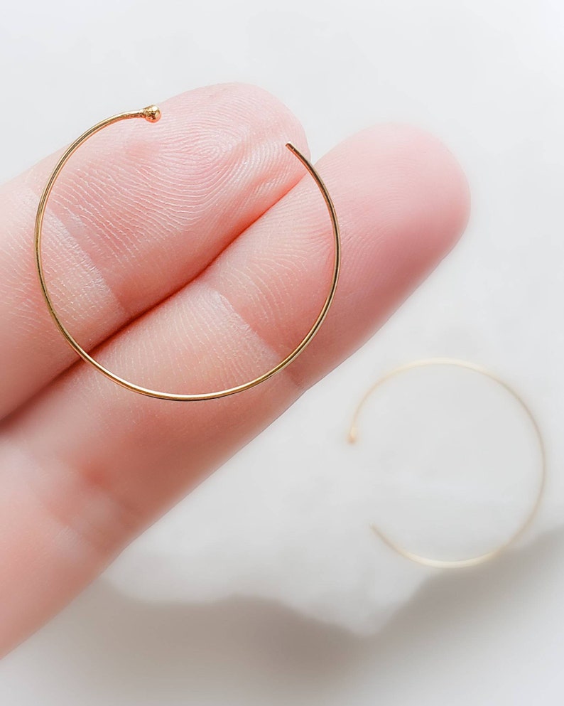 delicate hoops