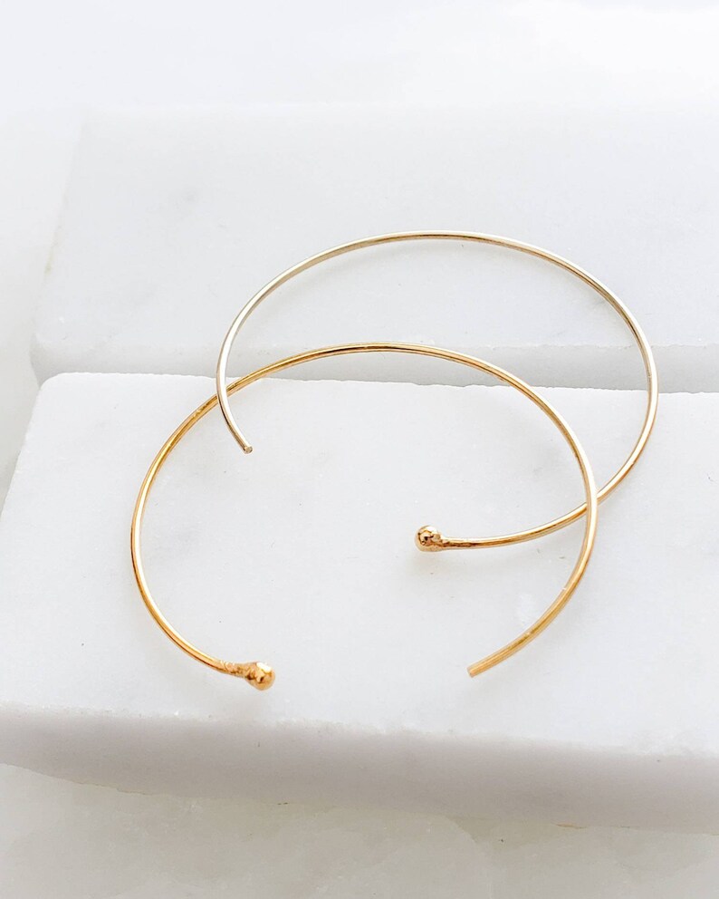delicate hoops