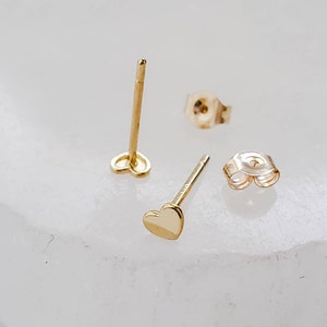 AI285 - Anti Tarnish Tiny Heart Studs