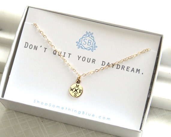 Inspirational Graduation Necklace Best Inspirational Gifts for Women Girls 18 Silver Color Dainty Arrow Graduation Cap Compass Inspirational Quotes Necklace Graduaion Gifts Arrow Compass Necklace