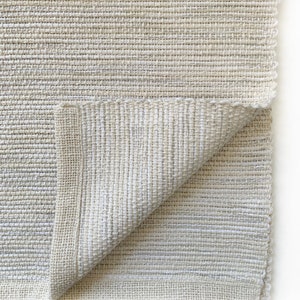 Natural Cotton Hand Woven Table Runner