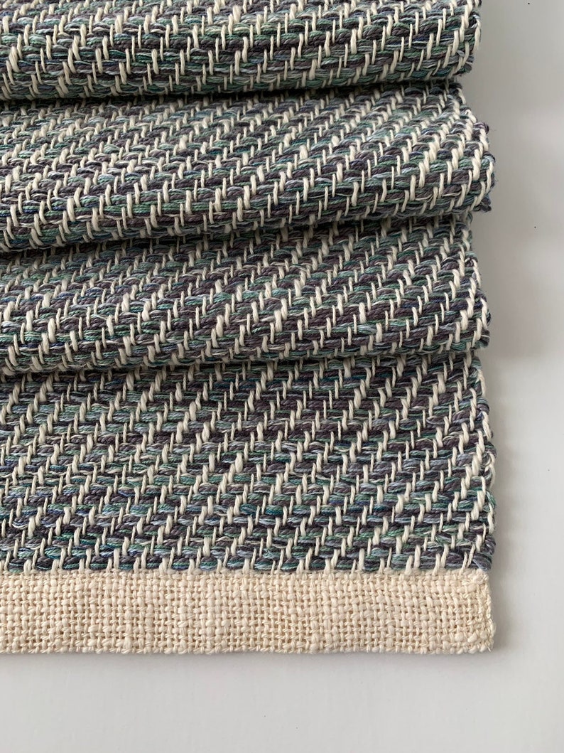 Grey - Handcrafted Cotton Table Runner 25