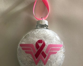 Breast Cancer Warrior ornament