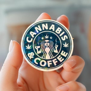Weed starbucks logo - Etsy 日本