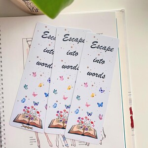 Bookmark, Bookmark Collection, Gift for Book Lovers, Cardstock Laminated Bookmarks, Cute Bookmarks, tassel bookmark, Gift for Her