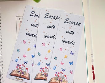 Marcapáginas, Colección de Marcapáginas, Regalo para Amantes de los Libros, Marcapáginas de Cartulina Laminada, Marcapáginas Lindos, Marcapáginas con Borla, Regalo para Ella