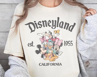 Retro Disneyland California Shirt: Mickey und seine Freunde Urlaub T-Shirt