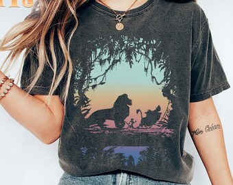 Lion King Graphic Shirt: Simba, Timon, Pumbaa - Disneyland Family Tee
