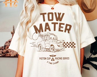 Tow Mater Comfort Farben Shirt, Disney Cars Shirt, Disney Pixar Shirt, Tow Mater Tshirt, Autos Geburtstag Shirt, Disney Familien Reise 2024 Shirts