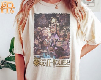 Retro The Owl House Comfort Colors Shirt: Boiling Isles Design