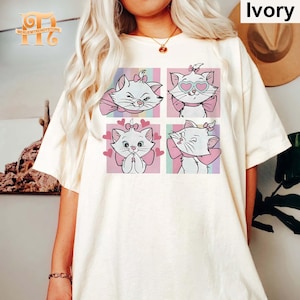 Retro Disney The Aristocats Comfort Colors Shirt, Marie Aristocats T-Shirt, Cat Lover Tee, Berlioz Toulouse Shirt, Disney Family Trip Shirts