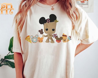 Vintage Disney Groot Comfort Colors Shirt, Retro Baby Groot Shirt, EPCOT, Disney Snack Sweatshirt, I'm Groot, Guardians Of Galaxy