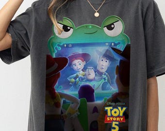 Camiseta de Toy Story 5 de colores cómodos, camiseta de Toy Story 5 de Disney World, camiseta familiar de Toy Story 5 de Disney, camiseta con personajes de películas, camiseta de regalo de Disney
