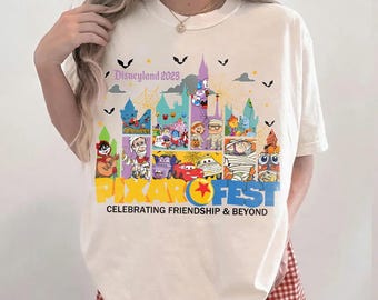 Disney Halloween Castle Shirt, Pixar Fest 2025 Halloween Tee, Toy Story Halloween Shirt, Spooky Disneyland Trip Shirt, Boo to You Shirt