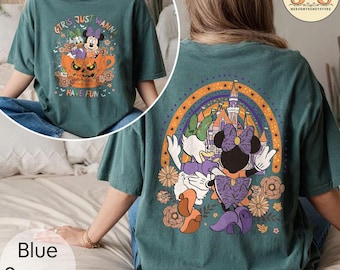 Minnie Daisy Besties Halloween Shirt, Disney Mickey's Not So Scary Party Tee, BFF Halloween Matching, Disneyland Girl Trip, Halloween Shirt