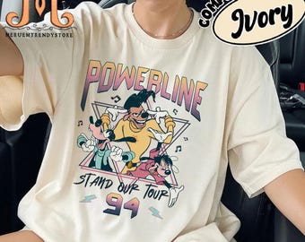 Disney Retro 90er Jahre A Goofy Film Powerline Stand Out Tour 94 Shirt, Magic Kingdom Shirt, Disney Goofy Shirt, Disney Trip 2025 Shirt