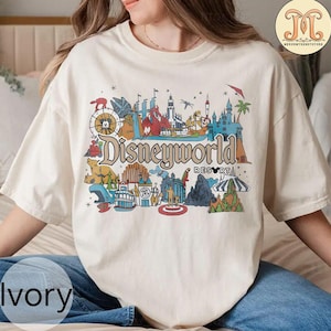 Vintage Disneyworld Resort Comfort Colors Shirt, Retro Disneyworld  Shirt, Magic Kingdom Shirt, Disneyworld Shirts, Disney Family Shirts