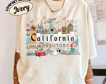 Disney California Adventure shirt, Mickey & friends Disneyland Family trip Tee, Toy Story, Disney cars Princess shirt, Disney Trip shirt