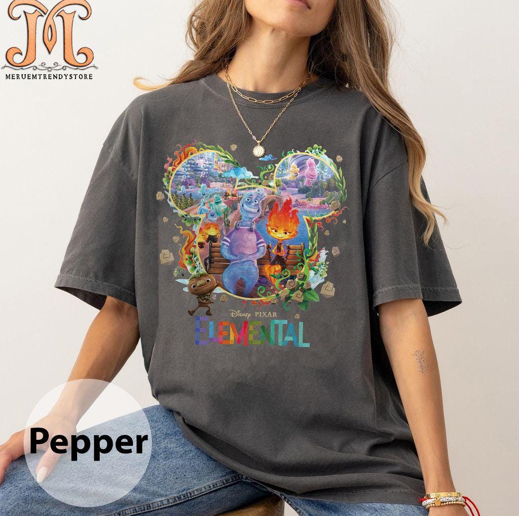 Disney Pixar Elemental Shirt, Elemental Characters Shirt, Elemental ...