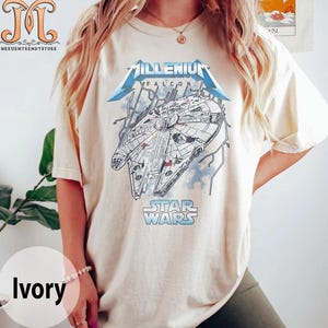 Retro Star Wars Millennium Falcon Comfort Colors Shirt