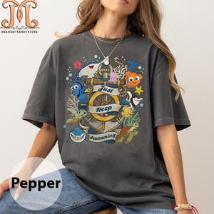 Vintage Disney Finding Nemo Characters Just Keep Swimming Shirts, Disney Pixar Finding Dory Shirts, Disney Family Vacation 2025 Shirts