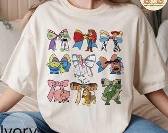 Coquette Bows Toy Story Characters Shirt: Disneyland Family Trip