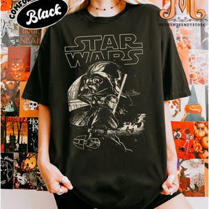 Vintage Star Wars Shirts, Limited Anakin Skywalker Shirts, Star Wars Fan Shirt, Star Wars Jedi Shirts, Galaxy&#39;s Edge Tee, Family Trip Shirts