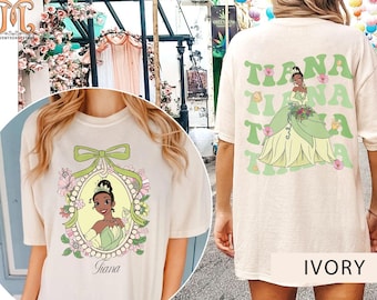 Retro Comfort Colors Disney Tiana Shirt, Disney Princess Shirt, Disney Girl Trip Shirt, Disney Group Shirt, Disney Trip 2025 Shirt