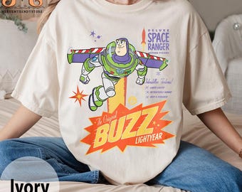 Camiseta retro de Buzz de Toy Story: Camiseta de vacaciones en Disneyland