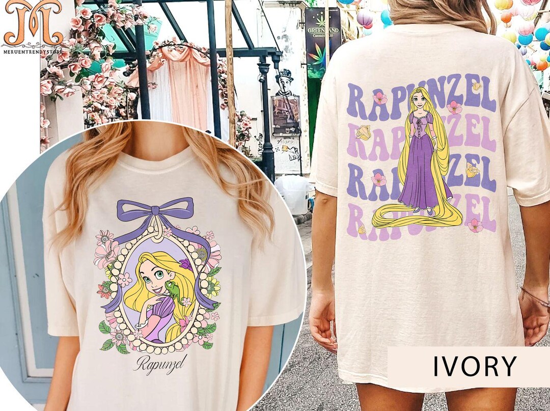 Retro Comfort Colors Disney Rapunzel Shirt, Disney Princess Shirt