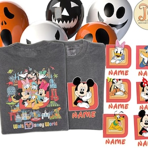 Custom Walt Disneyworld 2 Side Comfort Color Shirt, Custom Name Disney Family 2025 Shirts, Disney Trip Shirt, Disney Group Shirt, WDW Shirt