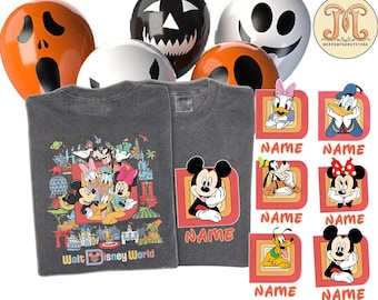 Custom Walt Disneyworld 2 Side Comfort Color Shirt, Custom Name Disney Family 2025 Shirts, Disney Trip Shirt, Disney Group Shirt, WDW Shirt