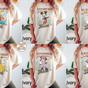 Retro Disney All Characters Shirt, Mickey And Friends Vintage, Disney Vacation Shirt, Disney Mickey Shirt, Disney Family Trip 2025 Shirt