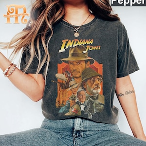 Vintage 90s Indiana Jones Disneyland Adventure Shirt - Comfort Colors