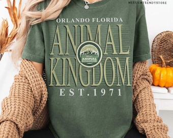 Chemise rétro Disney Animal Kingdom Mickey et ses amis, t-shirt vintage Safari Mode, chemise Hakuna Matata Mickey Safari Adventure