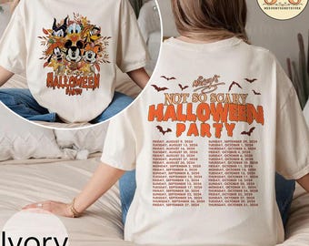 Mickey's Not So Scary Halloween Party 2025 Shirt, Disney Halloween Party Shirt, Mickey and Friends Halloween Shirt, Halloween Trip Shirt