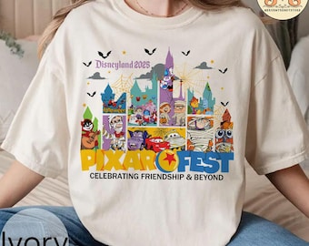 Disney Halloween Castle Shirt, Pixar Fest 2025 Halloween Tee, Toy Story Halloween Shirt, Spooky Disneyland Trip Shirt, Boo to You Shirt