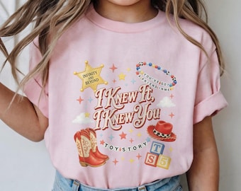 I Knew It I Knew You Shirt, Toy Inspired Friendship Tee, Cowgirl Boots Graphic Shirt, Western Kids Shirt, Cute Country Girl Tee
