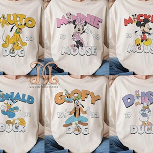 Vintage Disney Mickey And Friends Shirt, Mickey Graphic Tee, Disney Trip Shirt, Disneyland Shirt, Disney Vacation Shirt, Disney Family Shirt