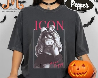 Camiseta retro de Miss Piggy del Show de los Muppets de Disney, linda camiseta de Miss Piggy, viaje familiar a Magic Kingdom, camiseta de vacaciones en Disneyland, camiseta de vacaciones de WDW 2025